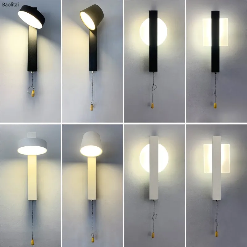 Nordic Modern Led Wall Lamp Rotatable With Switch 6W 7W 110V 220V Bedside Bedroom Living Room Corridor Aisle Simplicity Light
Nordic Modern Led Wall Lamp Rotatable With Switch 6W 7W 110V 220V Bedside Bedroom Living Room Corridor Aisle Simplicity Light