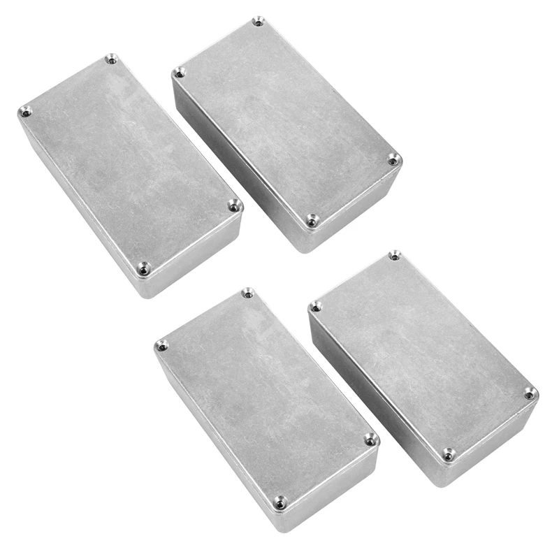 4Pcs 125B/1590N1 Aluminum Case Guitar Stompbox&Pedal Enclosure for Guitar Effect Pedal Project
4Pcs 125B/1590N1 Aluminum Case Guitar Stompbox&Pedal Enclosure for Guitar Effect Pedal Project