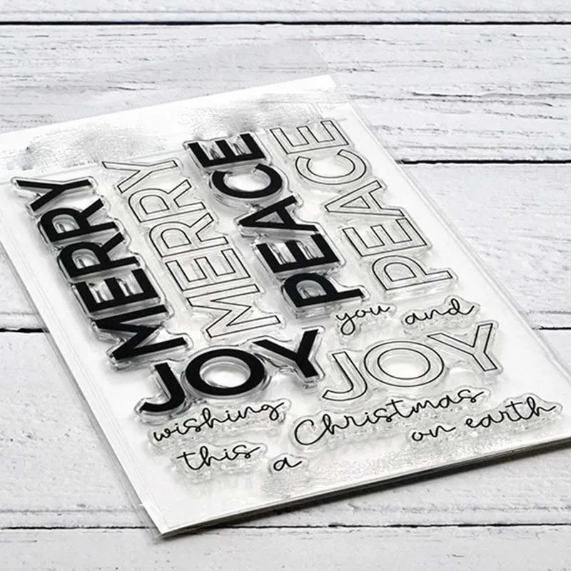 Merry Christmas Transparent Silicone Clear Stamp For Scrapbooking DIY Craft Decoration Soft Stamp Kids Stationery
Merry Christmas Transparent Silicone Clear Stamp For Scrapbooking DIY Craft Decoration Soft Stamp Kids Stationery