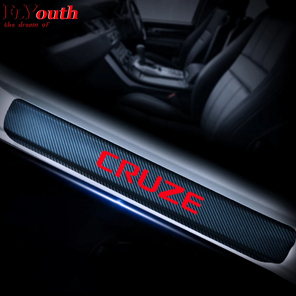 For Chevrolet CRUZE Car Accessories Car Door Sill Scuff Plate Door Step Protectors 4D Carbon fiber vinyl sticker Auto Parts 4PCS
For Chevrolet CRUZE Car Accessories Car Door Sill Scuff Plate Door Step Protectors 4D Carbon fiber vinyl sticker Auto Parts 4PCS