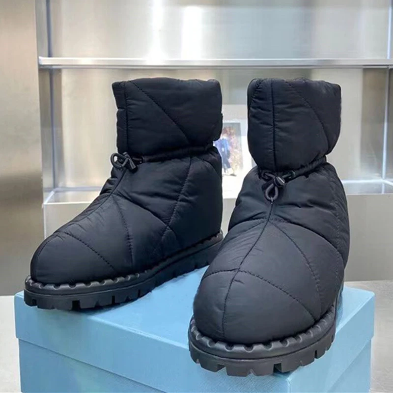 Женские зимние ботинки теплые камуфляжные водонепроницаемые ботильоны из