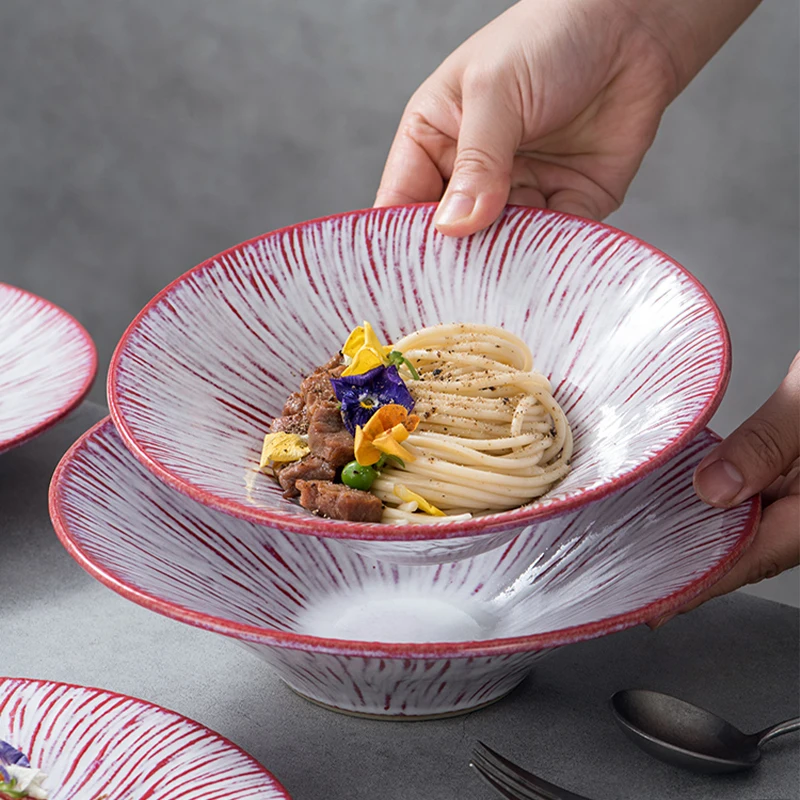Dishes For Serving Creative Kiln Ceramic Plates Western Plate Steak Dishes Bowl Dessert Dishes Personalized Kitchen Tableware
Dishes For Serving Creative Kiln Ceramic Plates Western Plate Steak Dishes Bowl Dessert Dishes Personalized Kitchen Tableware