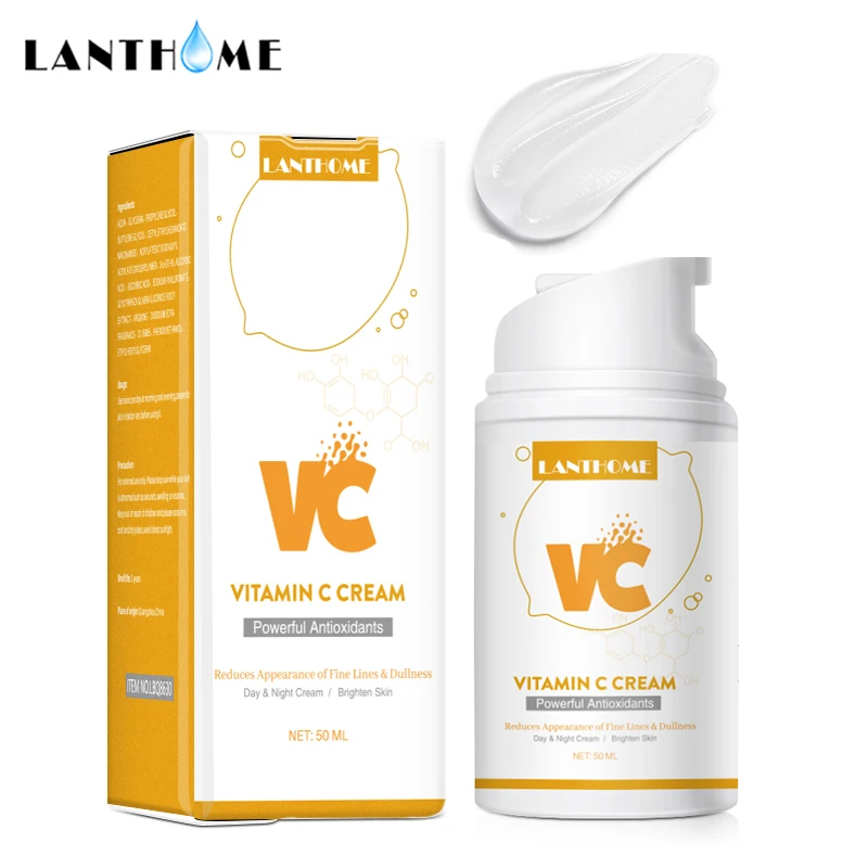 High Quality 50ml Vitamin C Face Cream Face Skin Whitening Glowing Moisturizer Vitamin C Cream for Skin Dark Spots Brightening
High Quality 50ml Vitamin C Face Cream Face Skin Whitening Glowing Moisturizer Vitamin C Cream for Skin Dark Spots Brightening