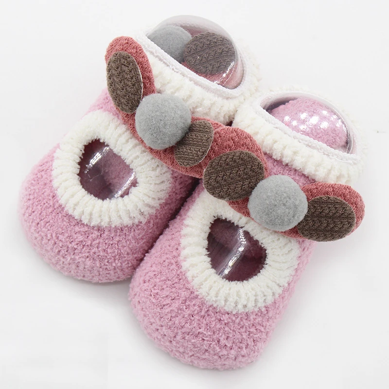 1 Pair Cotton Baby Socks Girls Boys Rubber Anti Slip Floor Cartoon Thick Coral Fleece Kids Autumn Spring Newborn Infant Gift
1 Pair Cotton Baby Socks Girls Boys Rubber Anti Slip Floor Cartoon Thick Coral Fleece Kids Autumn Spring Newborn Infant Gift