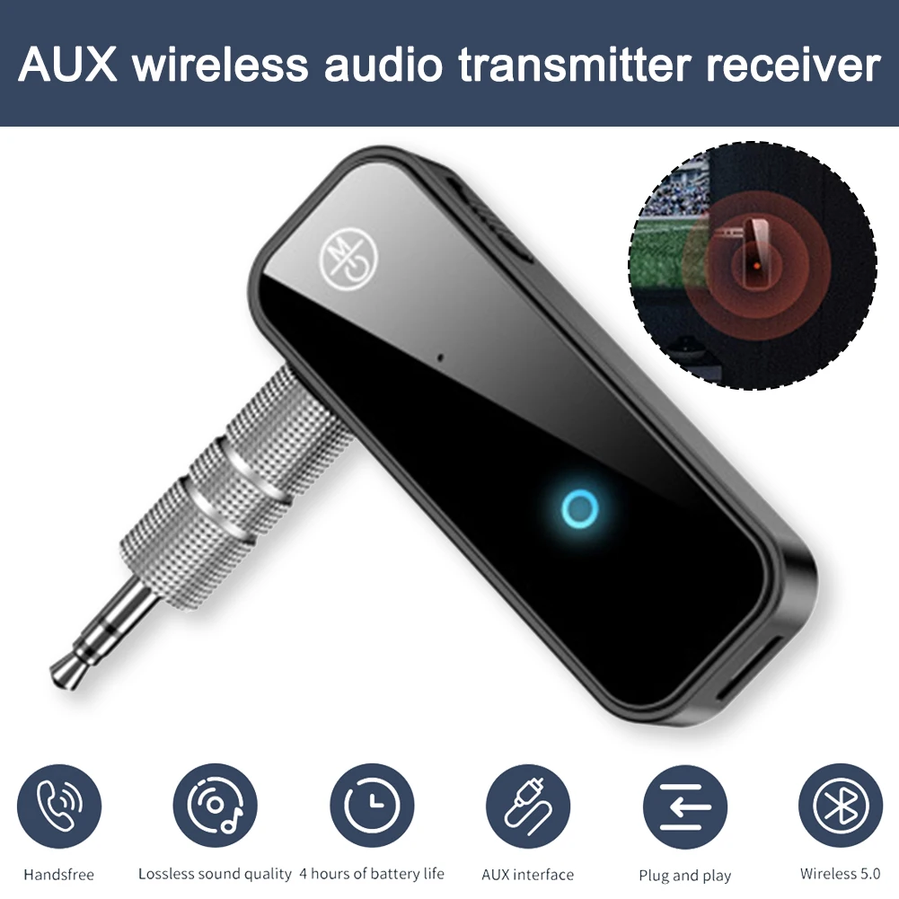 5.0 Bluetooth Audio Receiver Transmitter Mini Stereo Bluetooth AUX USB 3.5mm Jack for TV PC Headphone Car Kit Wireless Adapter
5.0 Bluetooth Audio Receiver Transmitter Mini Stereo Bluetooth AUX USB 3.5mm Jack for TV PC Headphone Car Kit Wireless Adapter