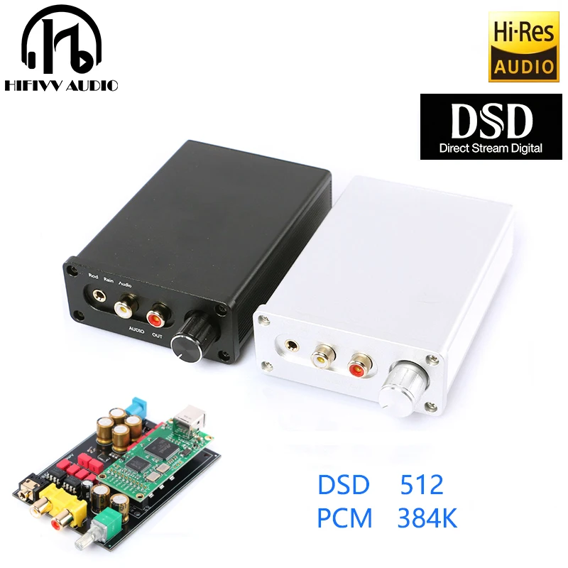 Hi-END аудио DAC для усилителя наушников DSD PCM ES9038 звуковая карта XMOS USB декодер