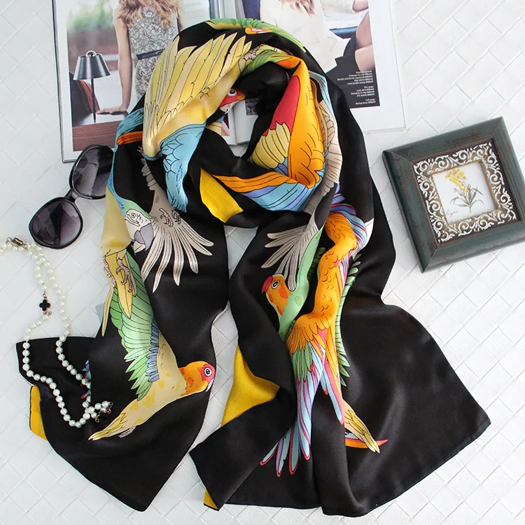 WOMEN Fashion Long Towel Temale Shawl Scarf Colored Parrot Double-layered Silk Wool Temperament Elegant Shawl Wrap
WOMEN Fashion Long Towel Temale Shawl Scarf Colored Parrot Double-layered Silk Wool Temperament Elegant Shawl Wrap