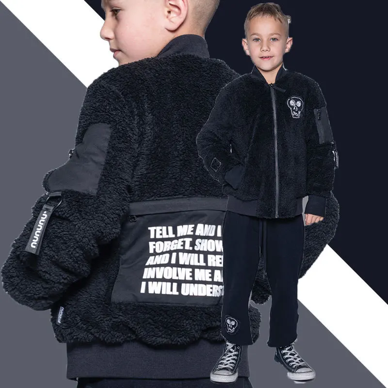 Chidren's Baseball Jackets For Girls Boys Lamb Velvet Outerwear Coat Toddler Cardigan Winter 2021 Children's Overalls Clothings
Chidren's Baseball Jackets For Girls Boys Lamb Velvet Outerwear Coat Toddler Cardigan Winter 2021 Children's Overalls Clothings