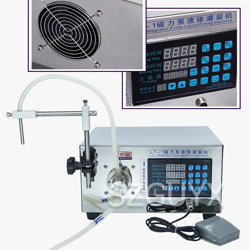 Semi-automatic liquid oil beverage wine moisture loading machine CNC magnetic pump quantitative filling machine
Semi-automatic liquid oil beverage wine moisture loading machine CNC magnetic pump quantitative filling machine