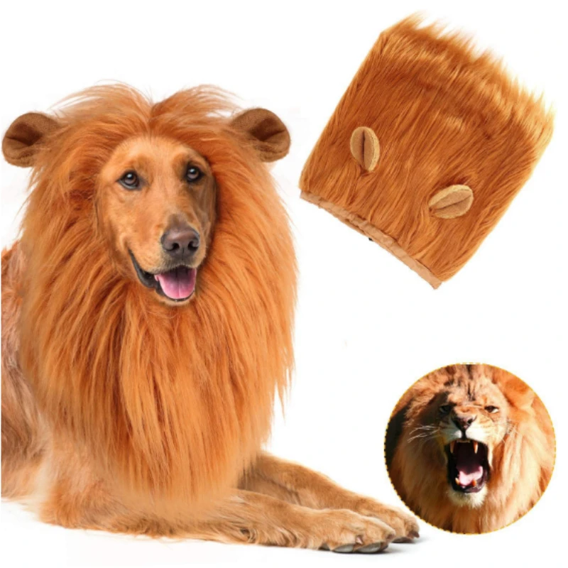 Cute Pet Cosplay Clothes Transfiguration Costume Lion Mane Winter Warm Wig Cat Large Dog Party Decoration with Ear Pet Apparel
Cute Pet Cosplay Clothes Transfiguration Costume Lion Mane Winter Warm Wig Cat Large Dog Party Decoration with Ear Pet Apparel