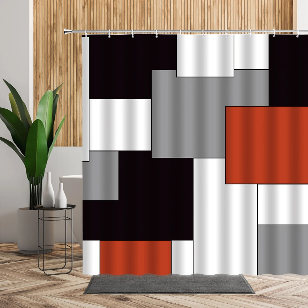 Black White Grey Red Plaid Bath Shower Curtain Geometric Pattern Curtains Originality Colored Backdrop Fabric 3D Bathroom Decor
Black White Grey Red Plaid Bath Shower Curtain Geometric Pattern Curtains Originality Colored Backdrop Fabric 3D Bathroom Decor