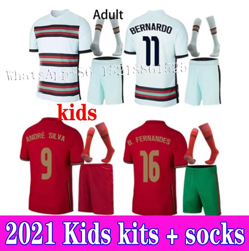 2020 2021 New Adults kit Kids kit Top quality PORTUGAL shirt B.FERNANDES RONALDO JOAO FELIX Children suit soccer jersey in stock
2020 2021 New Adults kit Kids kit Top quality PORTUGAL shirt B.FERNANDES RONALDO JOAO FELIX Children suit soccer jersey in stock