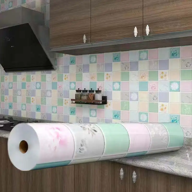PVC Wall Sticker Home Decors DIY Kitchen Wall Paper High Temperature Paster Self-adhesive Wallpapers Foil Waterproof Bathroom
PVC Wall Sticker Home Decors DIY Kitchen Wall Paper High Temperature Paster Self-adhesive Wallpapers Foil Waterproof Bathroom