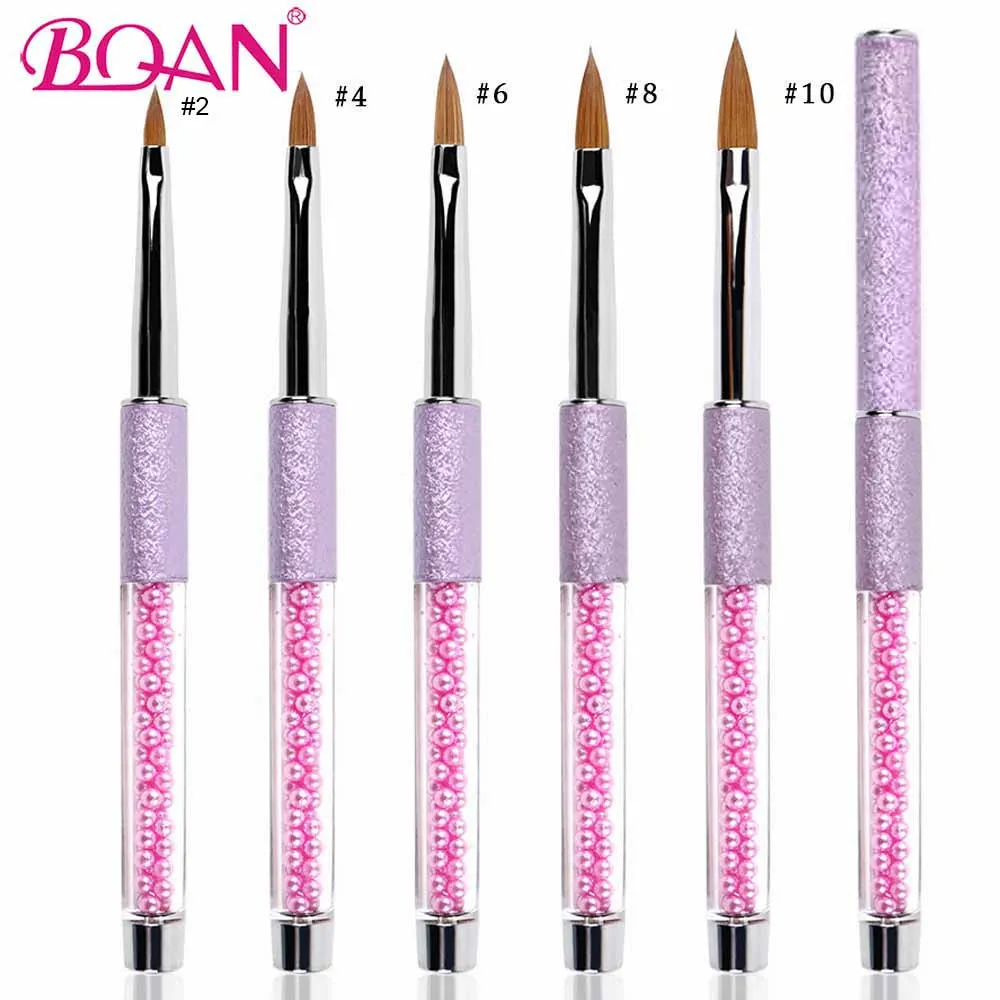 BQAN Kolinsky Sable Acrylic Rhinestone Nail Art Brush #2#4#6#8#10 Carving Pen Brush Liquid Powder DIY Nail Manicure Drawing Tool
BQAN Kolinsky Sable Acrylic Rhinestone Nail Art Brush #2#4#6#8#10 Carving Pen Brush Liquid Powder DIY Nail Manicure Drawing Tool