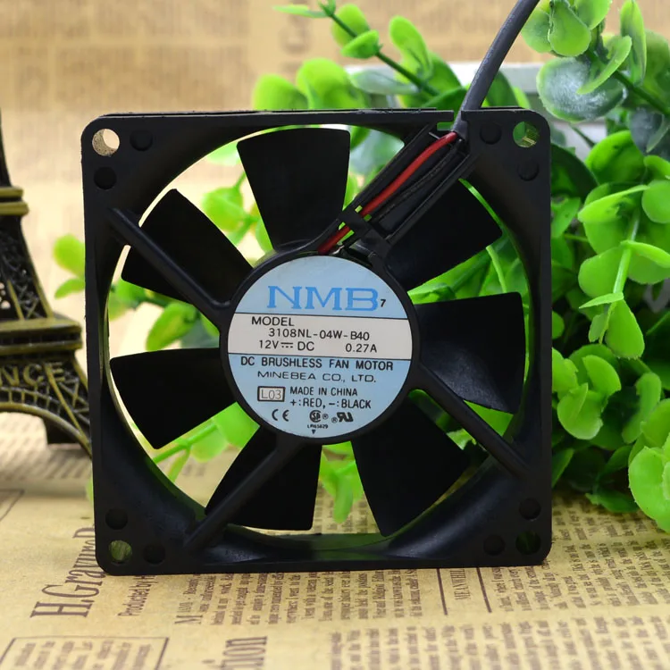Новый оригинальный 3108NL-04W-B40 12 В 0.27A 8 см 8020 2-проводной охлаждающий вентилятор
Новый оригинальный 3108NL-04W-B40 12 В 0.27A 8 см 8020 2-проводной охлаждающий вентилятор