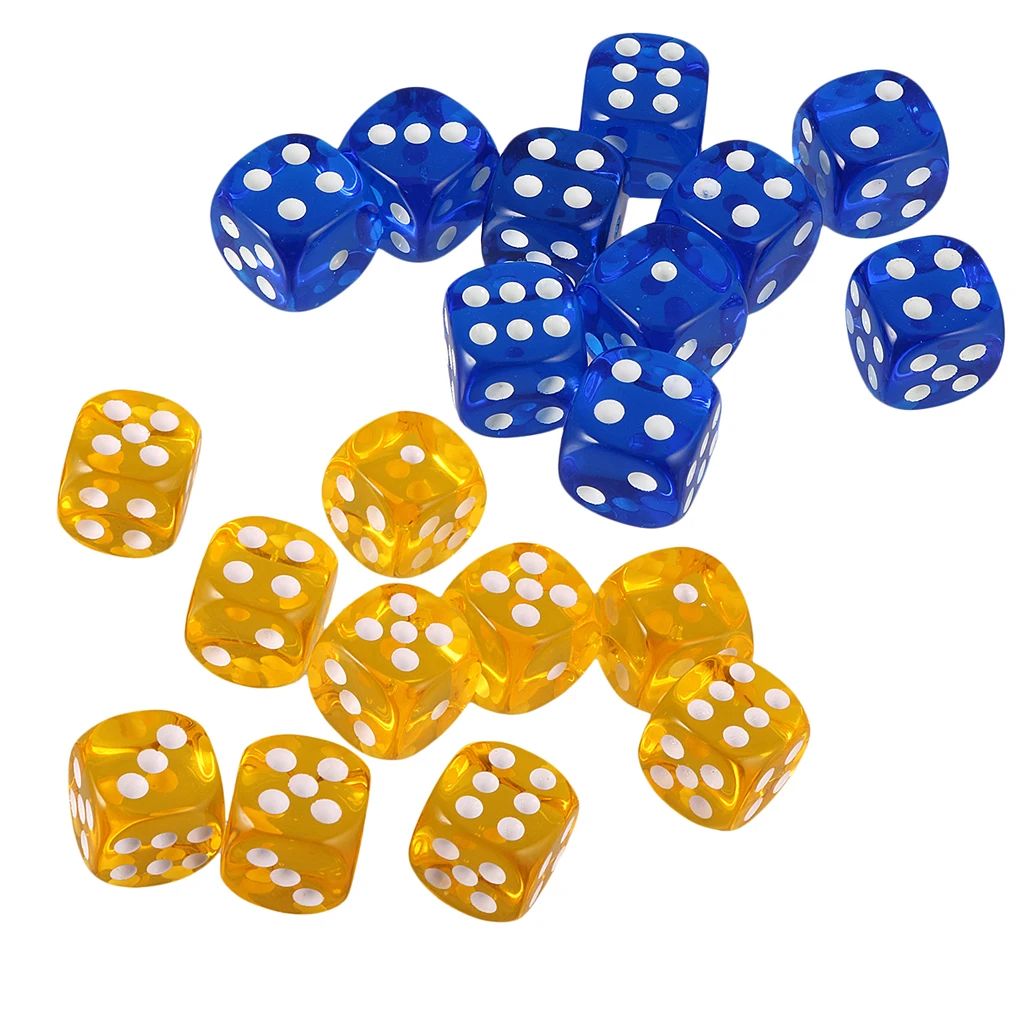 Упаковка из 20 акриловых шестисторонних игральных костей D6, для вечевечерние TRPG D & D, настольные игрушки
Упаковка из 20 акриловых шестисторонних игральных костей D6, для вечевечерние TRPG D & D, настольные игрушки