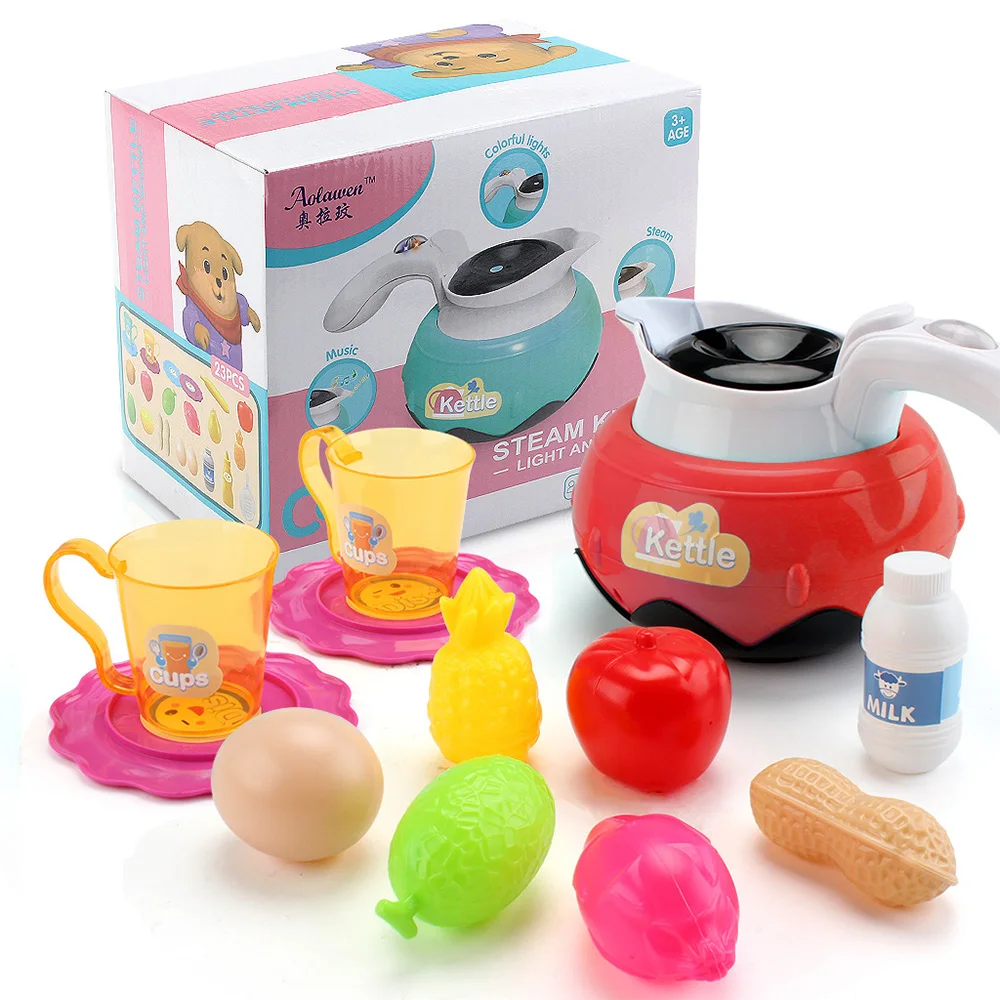 1 Set Kids Kitchen Play Toy Light Ringtones Function Pretend Pretend Kettle Cooking Utensils Toy Cutlery Early Educational Toys
1 Set Kids Kitchen Play Toy Light Ringtones Function Pretend Pretend Kettle Cooking Utensils Toy Cutlery Early Educational Toys