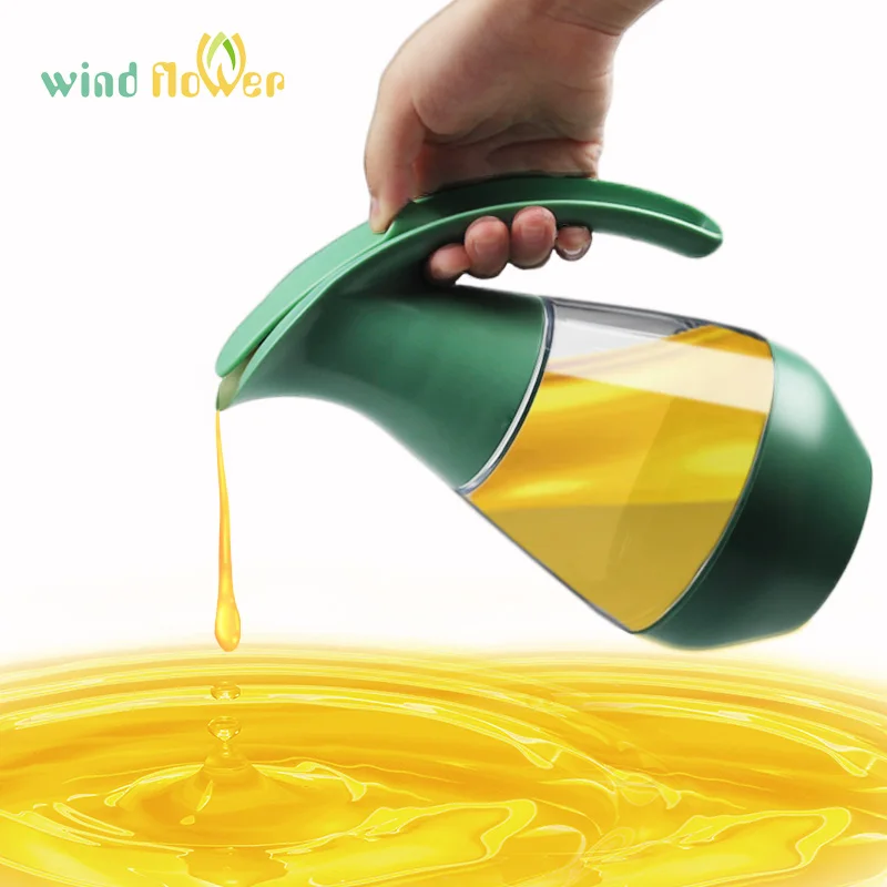 Wind flower 1Pc Leakproof Plastic Oil Bottle Soy Sauce Cruet Oil Vinegar Bottle Storage Containers Kitchen Supplies Color Random 
Wind flower 1Pc Leakproof Plastic Oil Bottle Soy Sauce Cruet Oil Vinegar Bottle Storage Containers Kitchen Supplies Color Random