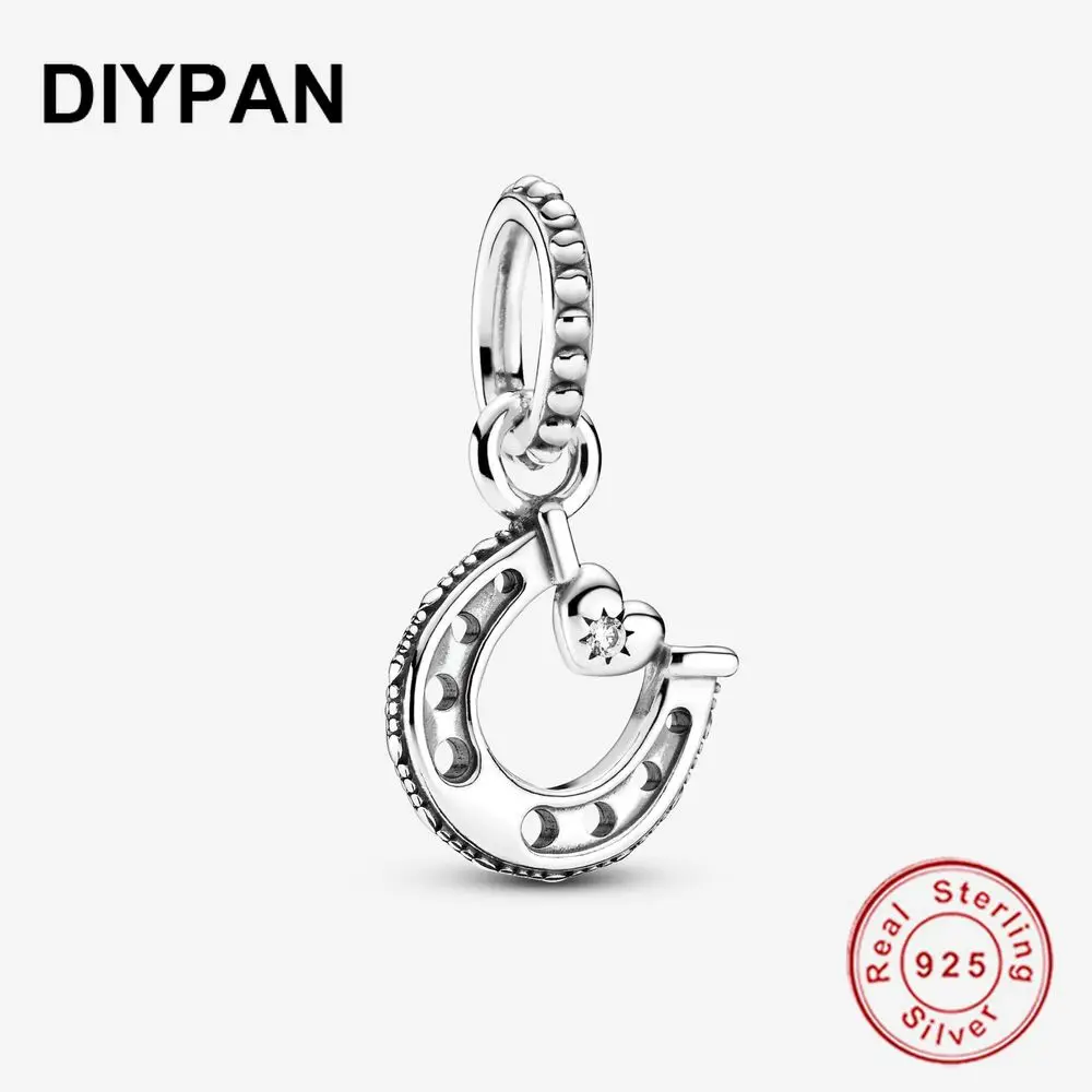 925 Sterling Silver Good Luck Horseshoe Dangle Charm Fit Original Pandora Bracelet Charms Beads Jewelry Making Berloque
925 Sterling Silver Good Luck Horseshoe Dangle Charm Fit Original Pandora Bracelet Charms Beads Jewelry Making Berloque
