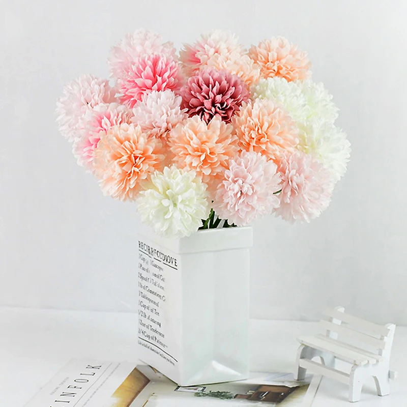 3/5pcs Artificial Dandelion Silk Hydrangea Flowers Fake Floral For DIY Vase Home Wedding Party Decoration Bride Holding Bouquet
3/5pcs Artificial Dandelion Silk Hydrangea Flowers Fake Floral For DIY Vase Home Wedding Party Decoration Bride Holding Bouquet