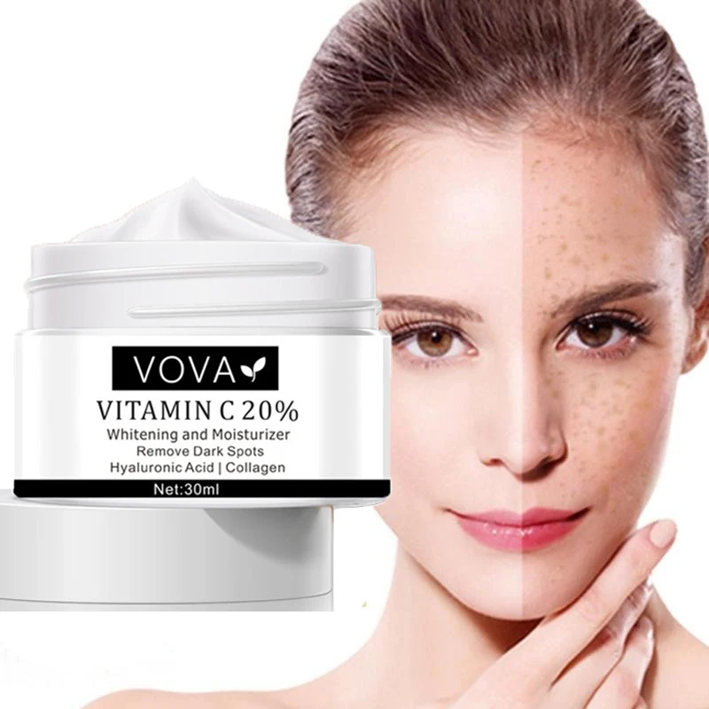 20% Vitamin C Face Cream Whitening Dark Spots Fade Freckls Speckle Prevent Melanin Formation Brighten Dullness Skin Care 30ml
20% Vitamin C Face Cream Whitening Dark Spots Fade Freckls Speckle Prevent Melanin Formation Brighten Dullness Skin Care 30ml