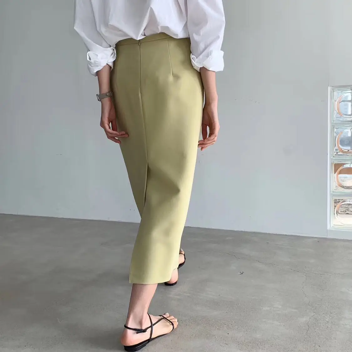 Claassic Women Midi Skirt Split Suit Skirts Female Summer Spring Straight Jupe Commuter Career Simple Ol Bag Hip Skirt
Claassic Women Midi Skirt Split Suit Skirts Female Summer Spring Straight Jupe Commuter Career Simple Ol Bag Hip Skirt