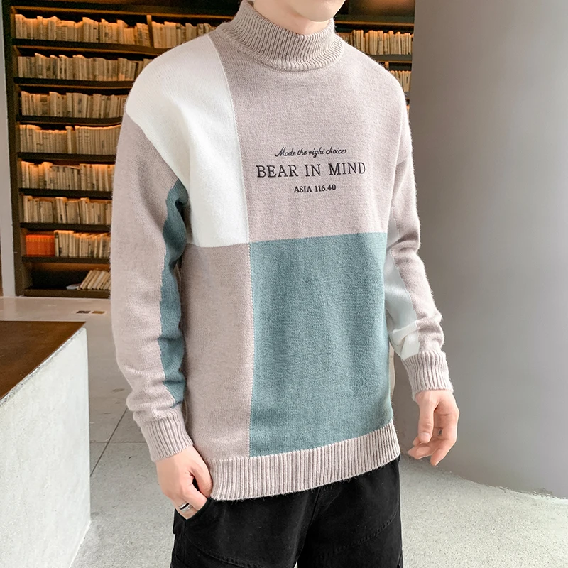 New Mens Autumn Casual Sweaters Pattern letter Trendy Slim Sweaters Cotton Long Sleeve Round Collar Male Warm Pullovers Orange 
New Mens Autumn Casual Sweaters Pattern letter Trendy Slim Sweaters Cotton Long Sleeve Round Collar Male Warm Pullovers Orange