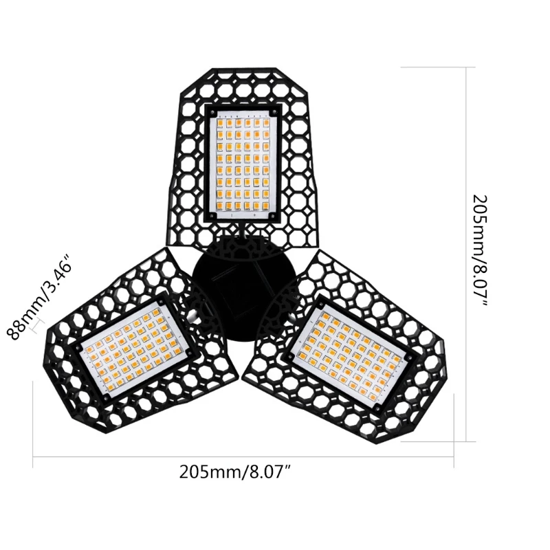 LED Lamp E27 LED Bulb 40/60/80W Garage Light 110V 220V Deform Light for Workshop U2JA
LED Lamp E27 LED Bulb 40/60/80W Garage Light 110V 220V Deform Light for Workshop U2JA