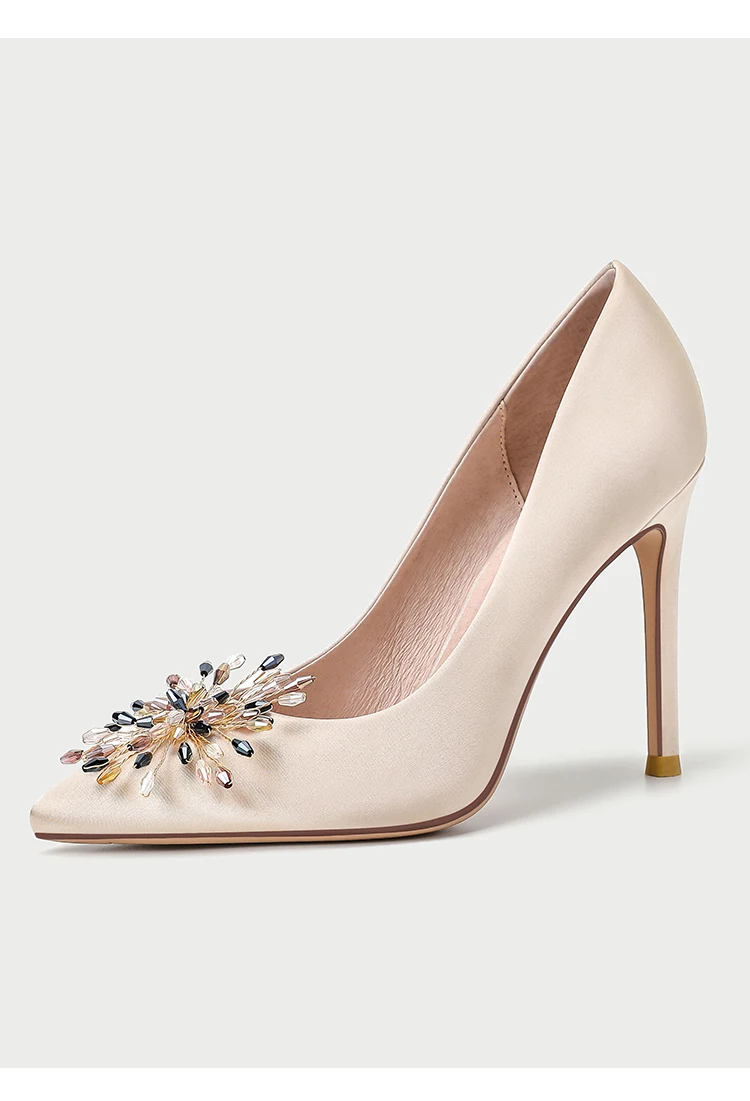 High Heel Pumps Women Thin Heels Point Toe Party Shoes Slip-on Ladies Wedding Shoes
High Heel Pumps Women Thin Heels Point Toe Party Shoes Slip-on Ladies Wedding Shoes