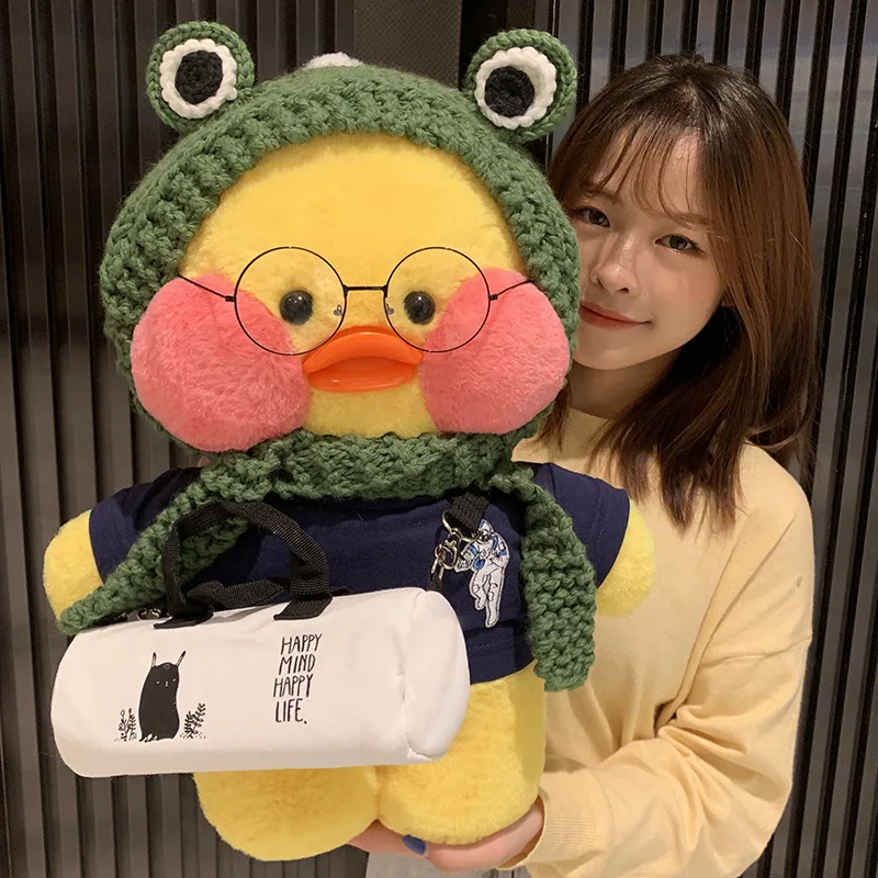 Whosale 50cm Cute LaLafanfan Cafe Duck Plush Toy Stuffed Soft Kawaii Duck Doll Animal Pillow Birthday Gift Christmas for Kids
Whosale 50cm Cute LaLafanfan Cafe Duck Plush Toy Stuffed Soft Kawaii Duck Doll Animal Pillow Birthday Gift Christmas for Kids