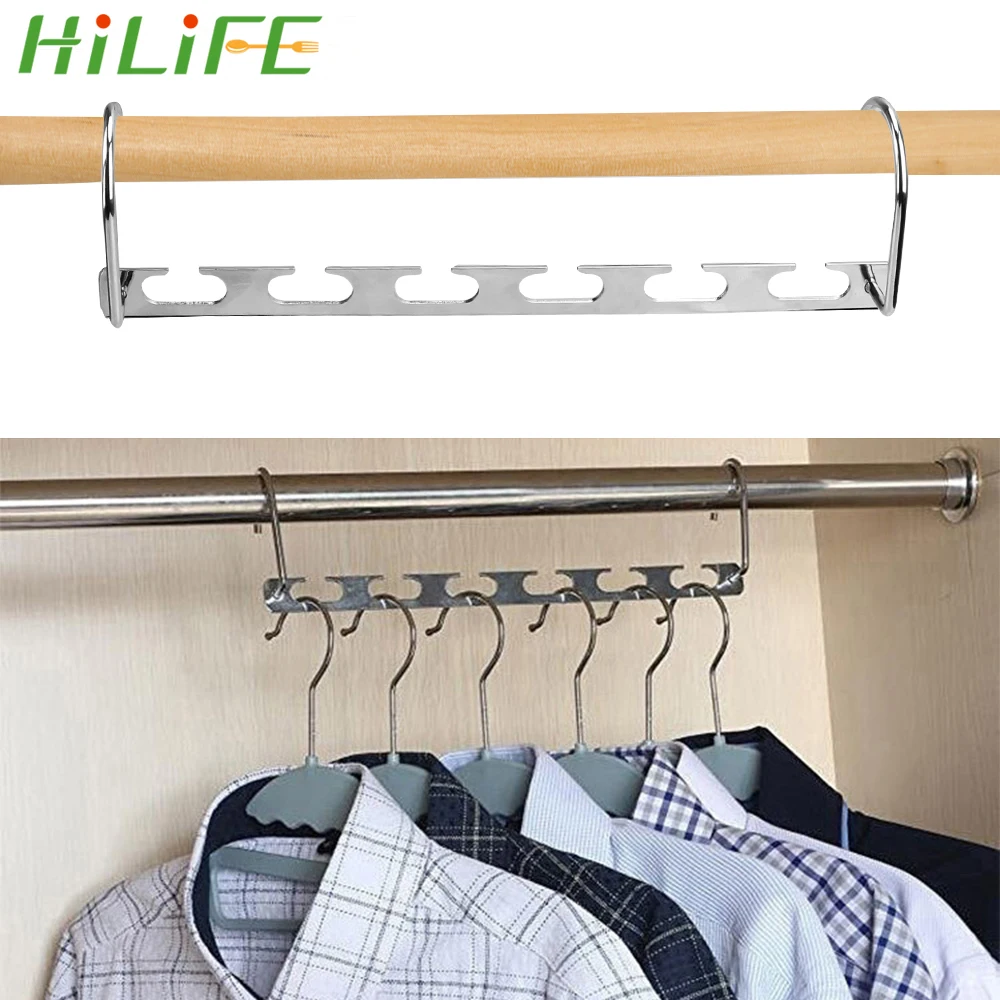HILIFE 6 отверстий, Волшебная вешалка для одежды, органайзер, товары для спальни, быстросохнущая стойка для хранения
HILIFE 6 отверстий, Волшебная вешалка для одежды, органайзер, товары для спальни, быстросохнущая стойка для хранения