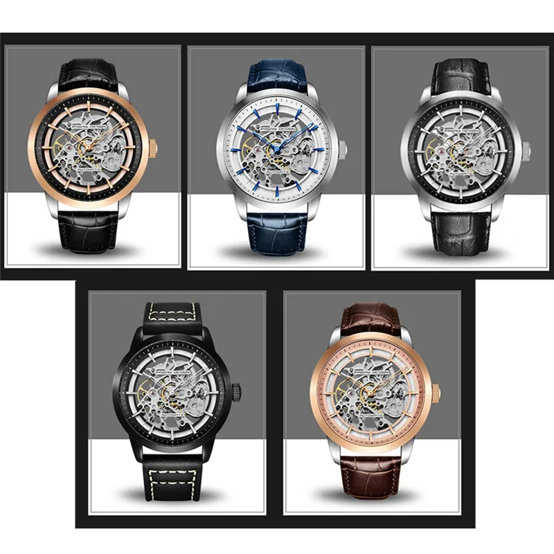 PAGANI DESIGN Top Brand Fashion Leather Watch Men Automatic Mechanical Skeleton Watch Waterproof Mens Watches Relogio Masculino 
PAGANI DESIGN Top Brand Fashion Leather Watch Men Automatic Mechanical Skeleton Watch Waterproof Mens Watches Relogio Masculino