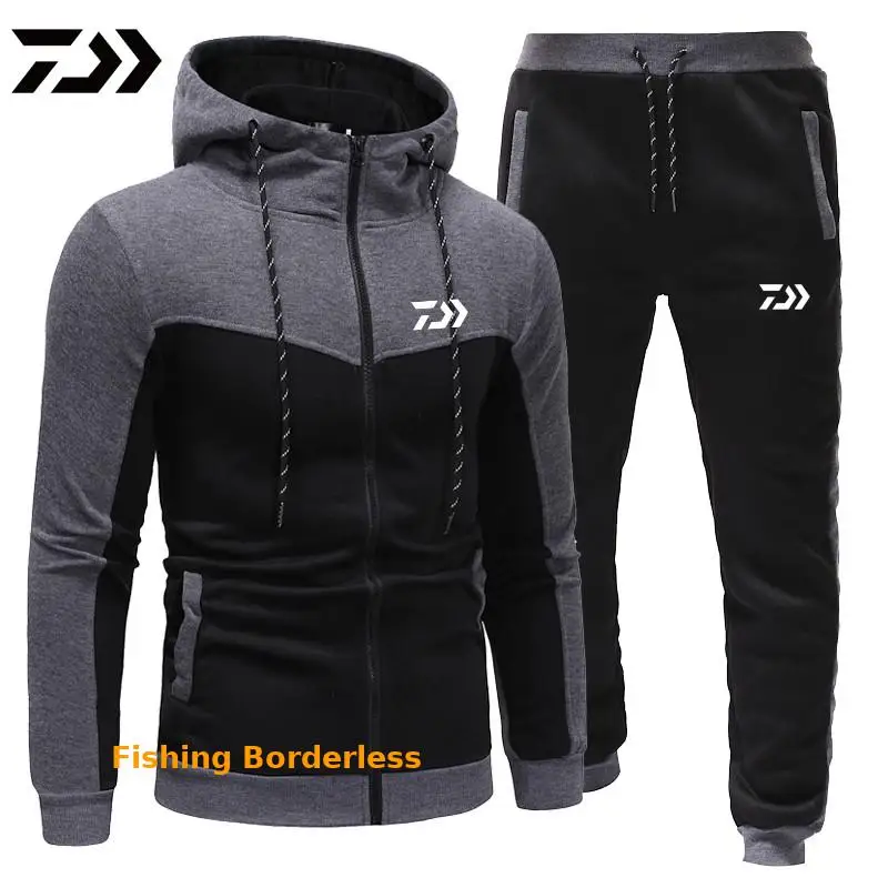 New Summer Autumn Daiwa Fishing Clothing Set Men Fishing Hoodies+pants 2pc Sets Men's Sportswear Fishing Suits Hooded Hoodies
New Summer Autumn Daiwa Fishing Clothing Set Men Fishing Hoodies+pants 2pc Sets Men's Sportswear Fishing Suits Hooded Hoodies