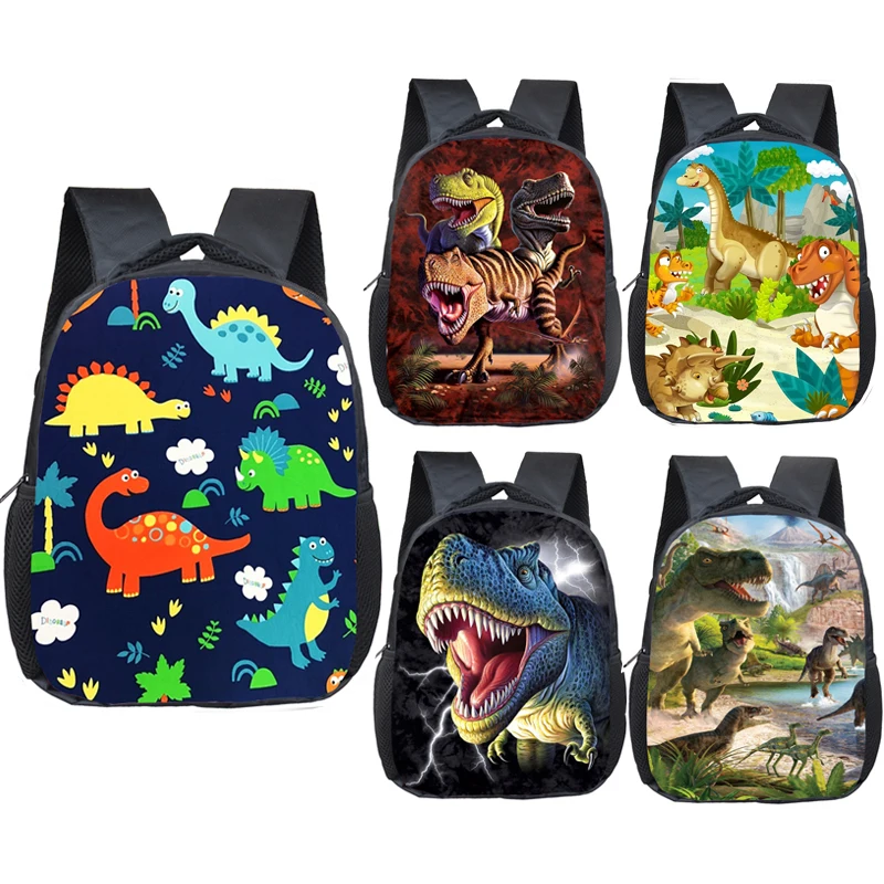 Рюкзаки с объемными животными и динозаврами 12 дюймов детские школьные сумки