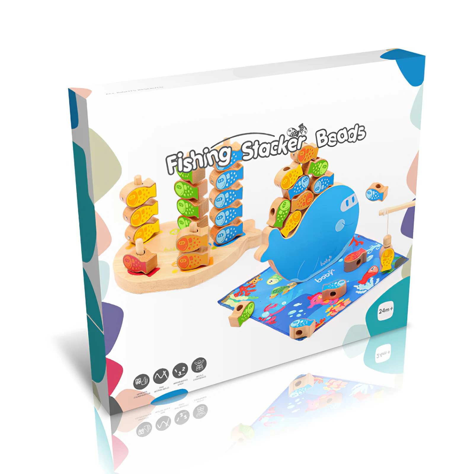 4-In-1 Wooden Magnetic Fishing Toys Multiple Abilities Cultivation Stacking Fine Motor Skill Toy 3D Puzzle Magnetic Fishing Toys
4-In-1 Wooden Magnetic Fishing Toys Multiple Abilities Cultivation Stacking Fine Motor Skill Toy 3D Puzzle Magnetic Fishing Toys