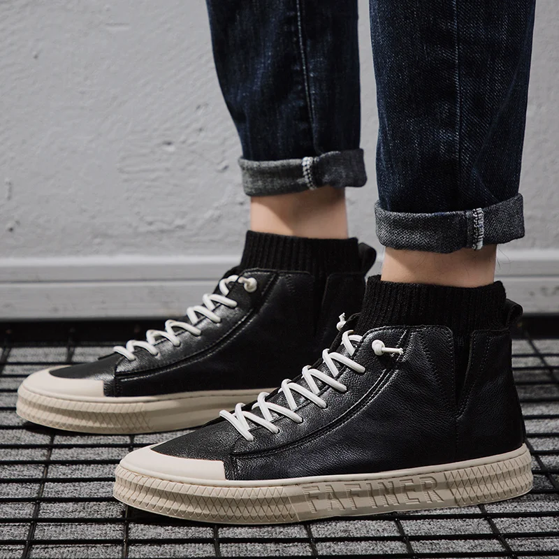 Mens Causal Shoes Shoes High Top Sneakers Men Casual Man Boots Sport Leather For Men's Shoe Mens Black Vintage Fashion
Mens Causal Shoes Shoes High Top Sneakers Men Casual Man Boots Sport Leather For Men's Shoe Mens Black Vintage Fashion