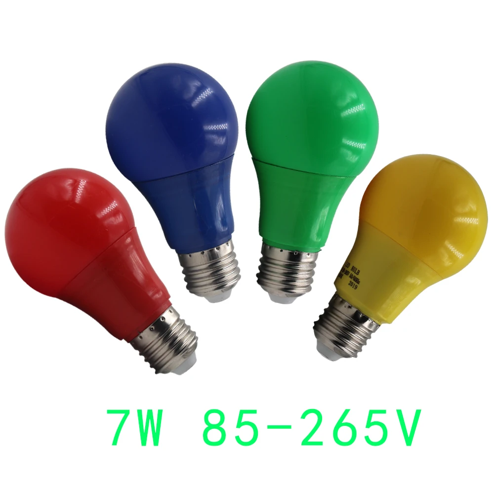 Светодиодный светильник E27 AC 86 265V 7W точечный лампа для спальни лампы светло