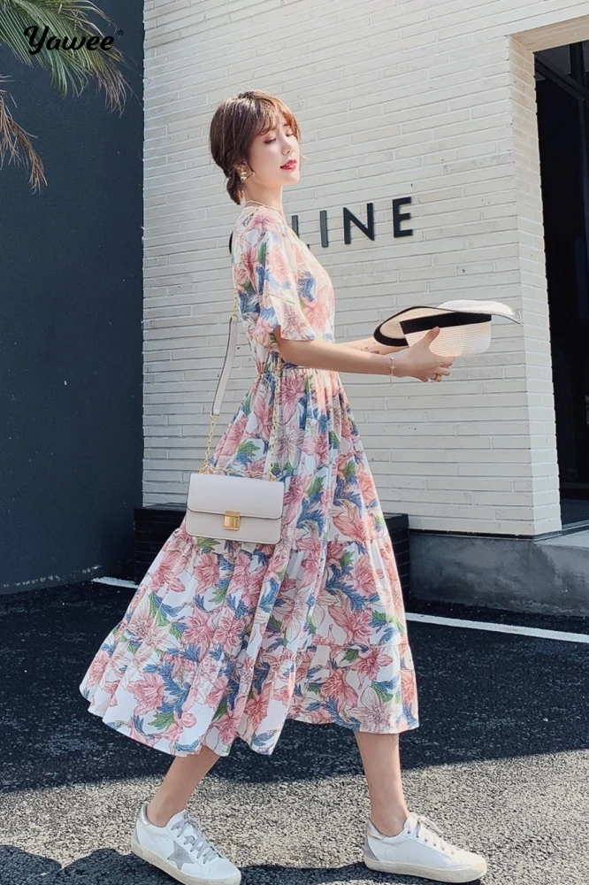 Yawee New Popular 2020 Summer Women V neck Boho Bohemian Floral Print High Split Beach Long Dress Wrap Maxi Dresses
Yawee New Popular 2020 Summer Women V neck Boho Bohemian Floral Print High Split Beach Long Dress Wrap Maxi Dresses