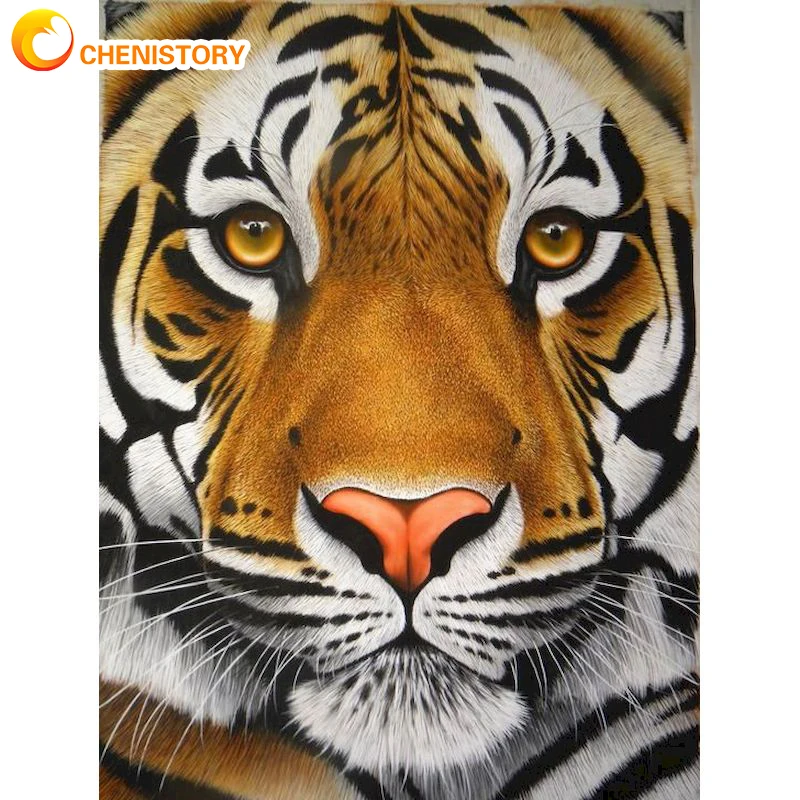 CHENISTORY Tiger DIY Painting By Numbers Animal Acrylic Paint By Numbers For Adults Nordic Style Home Wall Art Picture Decor
CHENISTORY Tiger DIY Painting By Numbers Animal Acrylic Paint By Numbers For Adults Nordic Style Home Wall Art Picture Decor