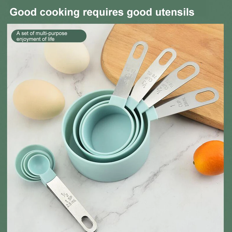 8 шт. многоцелевой ложки чашки измерительный инструмент PP аксессуары для выпечки Нержавеющая сталь Пластик ручка Кухня гаджеты
8 шт. многоцелевой ложки чашки измерительный инструмент PP аксессуары для выпечки Нержавеющая сталь Пластик ручка Кухня гаджеты