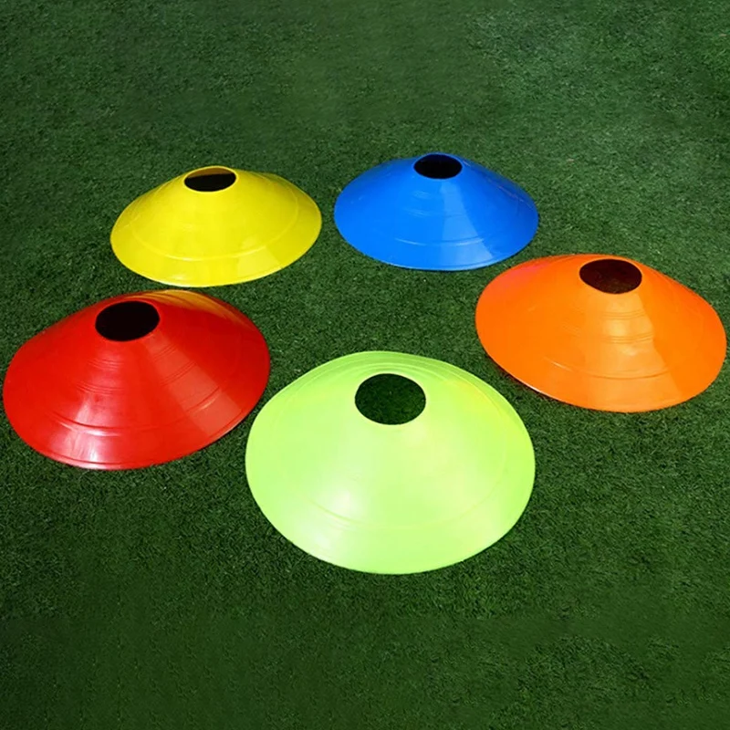 Disc Cones (Set of 50) Agility Training Soccer Cones with Carry Bag and Holder for Football Basketball Sports Field Cone Markers
Disc Cones (Set of 50) Agility Training Soccer Cones with Carry Bag and Holder for Football Basketball Sports Field Cone Markers