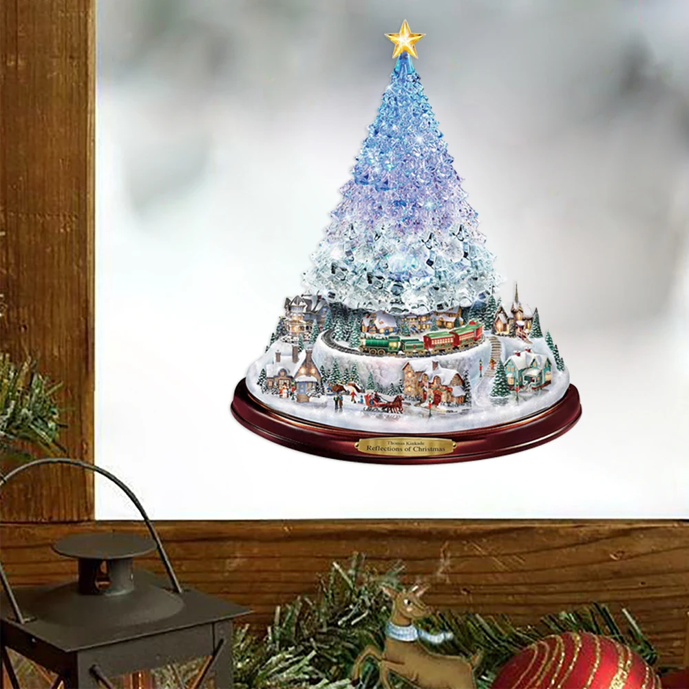 Christmas 3d wall stickers Tree Rotating Sculpture Train Decorations Paste pegatinas paredes Christmas Decorations Dropshipping
Christmas 3d wall stickers Tree Rotating Sculpture Train Decorations Paste pegatinas paredes Christmas Decorations Dropshipping