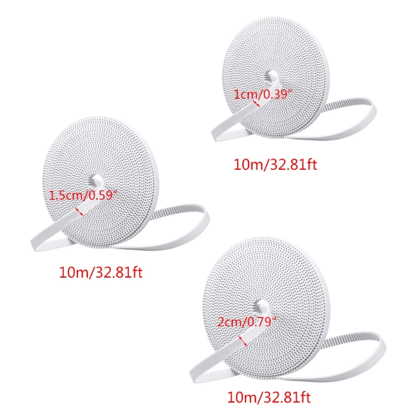 10meters HTD 5M Timing Belt Width 10/15/20mm Open Ended Toothed White PU Polyurethane Pitch Pulley for Engraving Machine
10meters HTD 5M Timing Belt Width 10/15/20mm Open Ended Toothed White PU Polyurethane Pitch Pulley for Engraving Machine