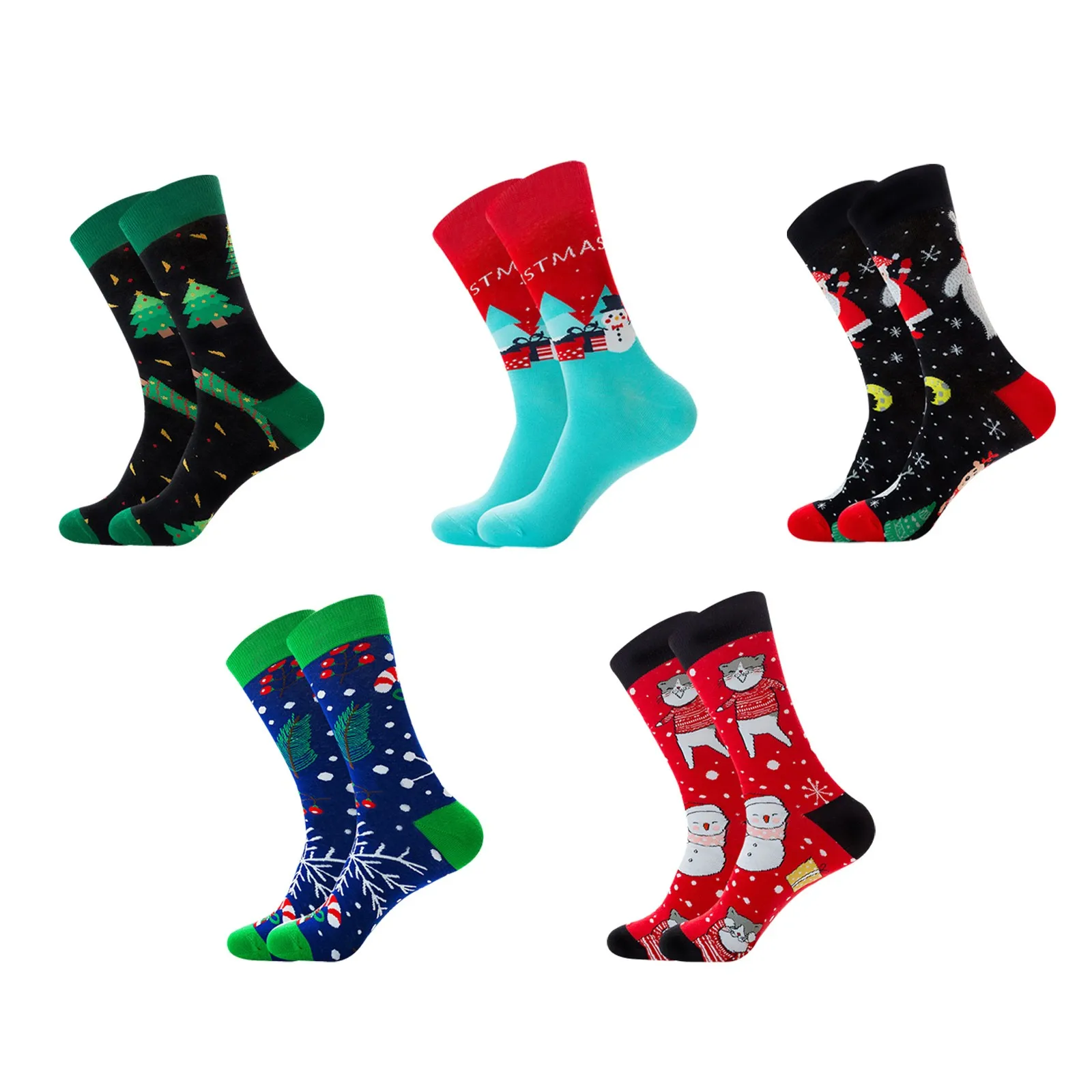 Новые рождественские носки, мужские Смешные 2022, рождественская елка, снежинка, Санта-Клаус, лось, снег из хлопка, Мужские новогодние носки в ... 
Новые рождественские носки, мужские Смешные 2022, рождественская елка, снежинка, Санта-Клаус, лось, снег из хлопка, Мужские новогодние носки в ...