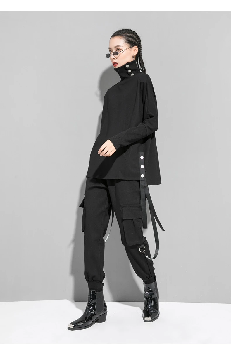 Plus size Vintage Irregular Style ladies black Color Fashion Women shirts and blouses wholesale women cloths D737 
Plus size Vintage Irregular Style ladies black Color Fashion Women shirts and blouses wholesale women cloths D737