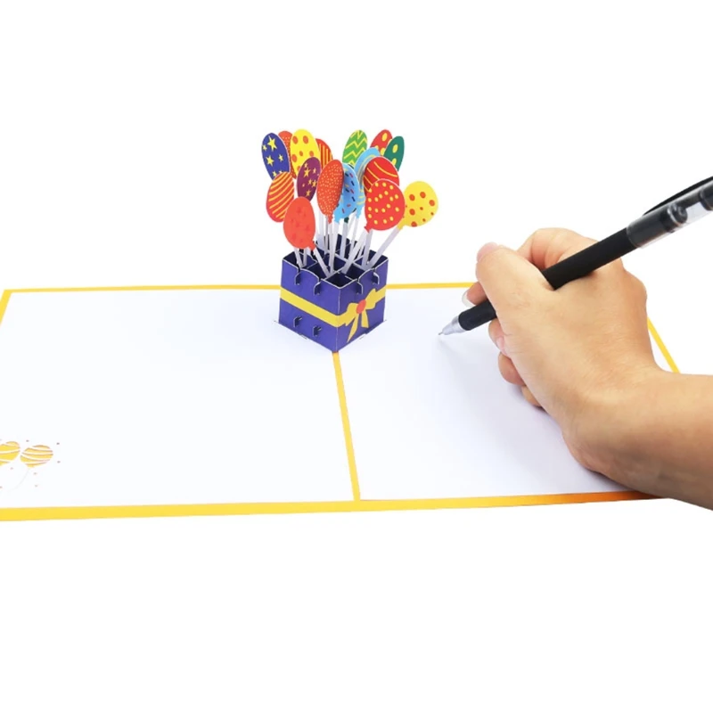 3D Pop-Up Greeting Card for Happy Birthday Cake Gift Box Balloon Wedding Party
3D Pop-Up Greeting Card for Happy Birthday Cake Gift Box Balloon Wedding Party