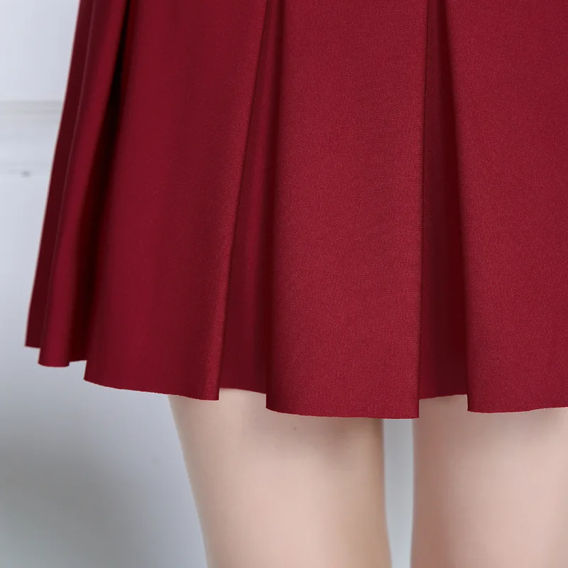 Spring Autumn Women Pleated Skirt Korean Slim Sexy Office Solid Color Stretch High Waist A Line Skirt Plus Size Black Skirt
Spring Autumn Women Pleated Skirt Korean Slim Sexy Office Solid Color Stretch High Waist A Line Skirt Plus Size Black Skirt