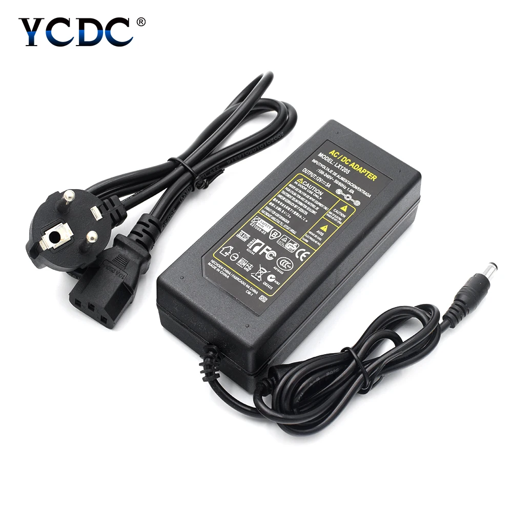 AC100-240V TO DC 12V 5A Power Adapter Stable Constant Power Supply DC 12V 5A Adaptor Charger Conventer US EU AU UK Plug
AC100-240V TO DC 12V 5A Power Adapter Stable Constant Power Supply DC 12V 5A Adaptor Charger Conventer US EU AU UK Plug