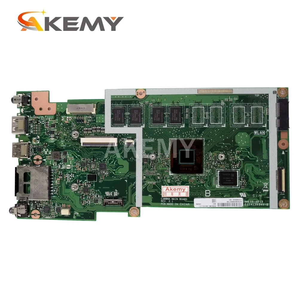 C300MA MB._2G/N2830/AS(WO/LTE) 32G 90NB05W0-R01800 motherboard For Asus C300M C300MA Laptop motherboard Mainboard
C300MA MB._2G/N2830/AS(WO/LTE) 32G 90NB05W0-R01800 motherboard For Asus C300M C300MA Laptop motherboard Mainboard