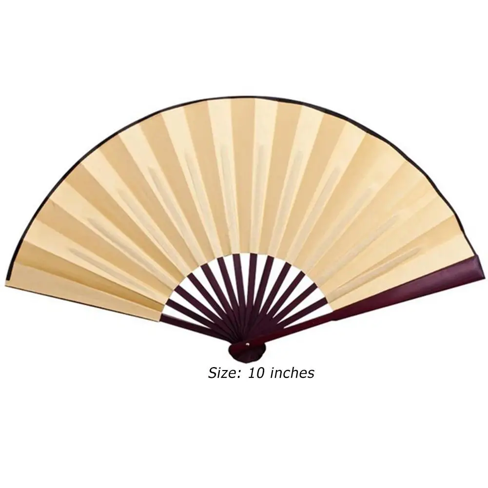 10 inch Folding Fan Wooden Antique Silk Cloth DIY Painting Calligraphy Fan Scope of Application Families and Restaurants
10 inch Folding Fan Wooden Antique Silk Cloth DIY Painting Calligraphy Fan Scope of Application Families and Restaurants